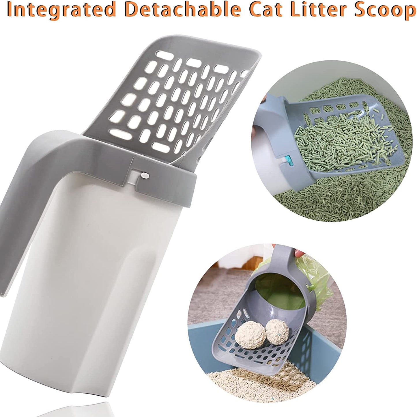 Cat Litter Scoop with Refill Kitty Bags