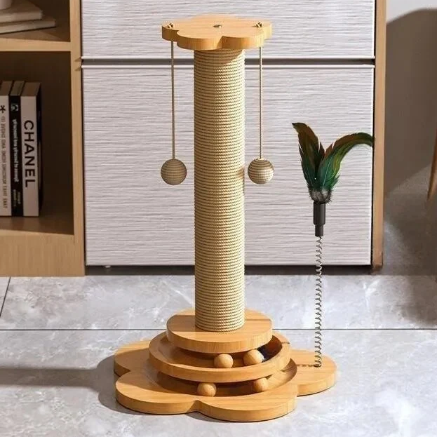 Solid Wood Cat Tree