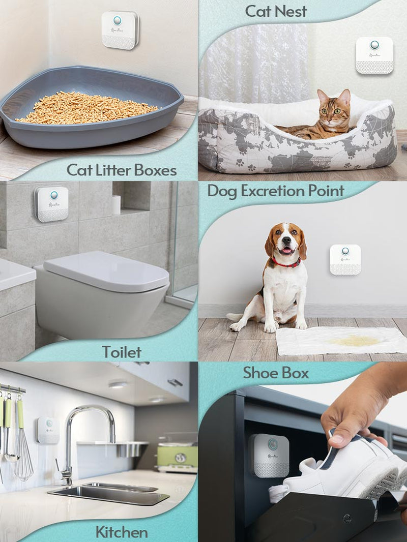 Downypaws Smart Cat Litter Box Deodorizer