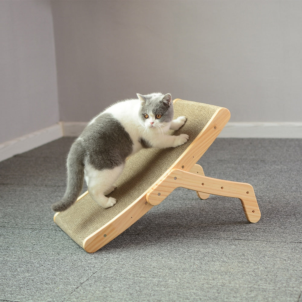 Wooden Cat Scratcher