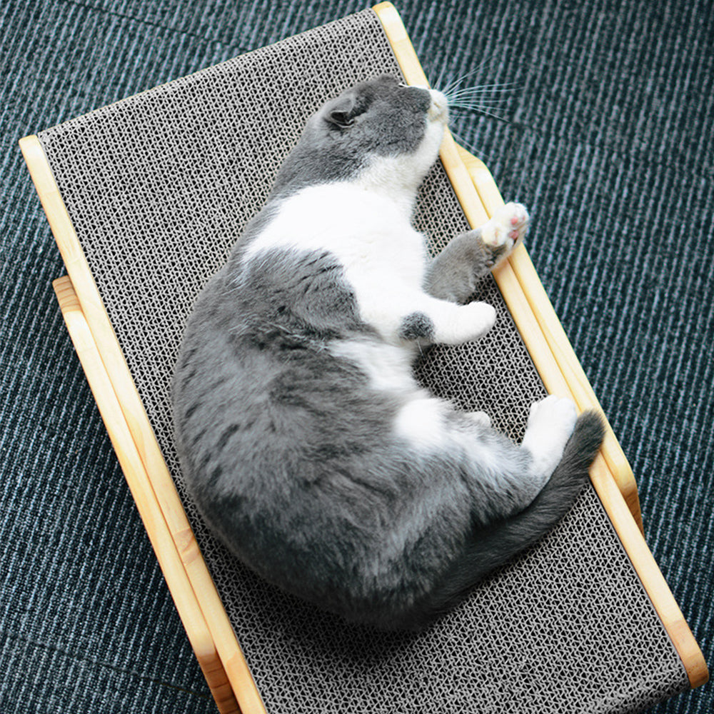 Wooden Cat Scratcher